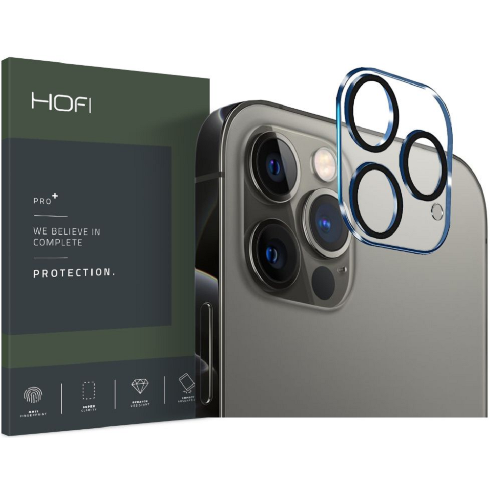 Hofi Cam Pro+ Camera Tempered Glass - Αντιχαρακτικό Γυαλί Προστασίας για Φακό Κάμερας - Apple iPhone 12 Pro - Clear (9589046922985)