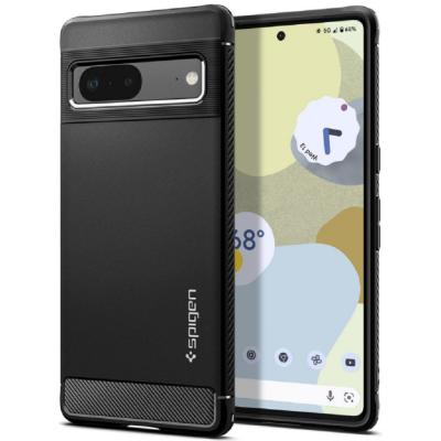 Spigen Θήκη Rugged Armor Google Pixel 7 - Matte Black (ACS04698)