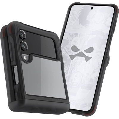 Ghostek Covert 6 - Διάφανη Ανθεκτική Αντιμικροβιακή Θήκη Samsung Galaxy Z Flip4 - Smoke (GHOCAS3202)