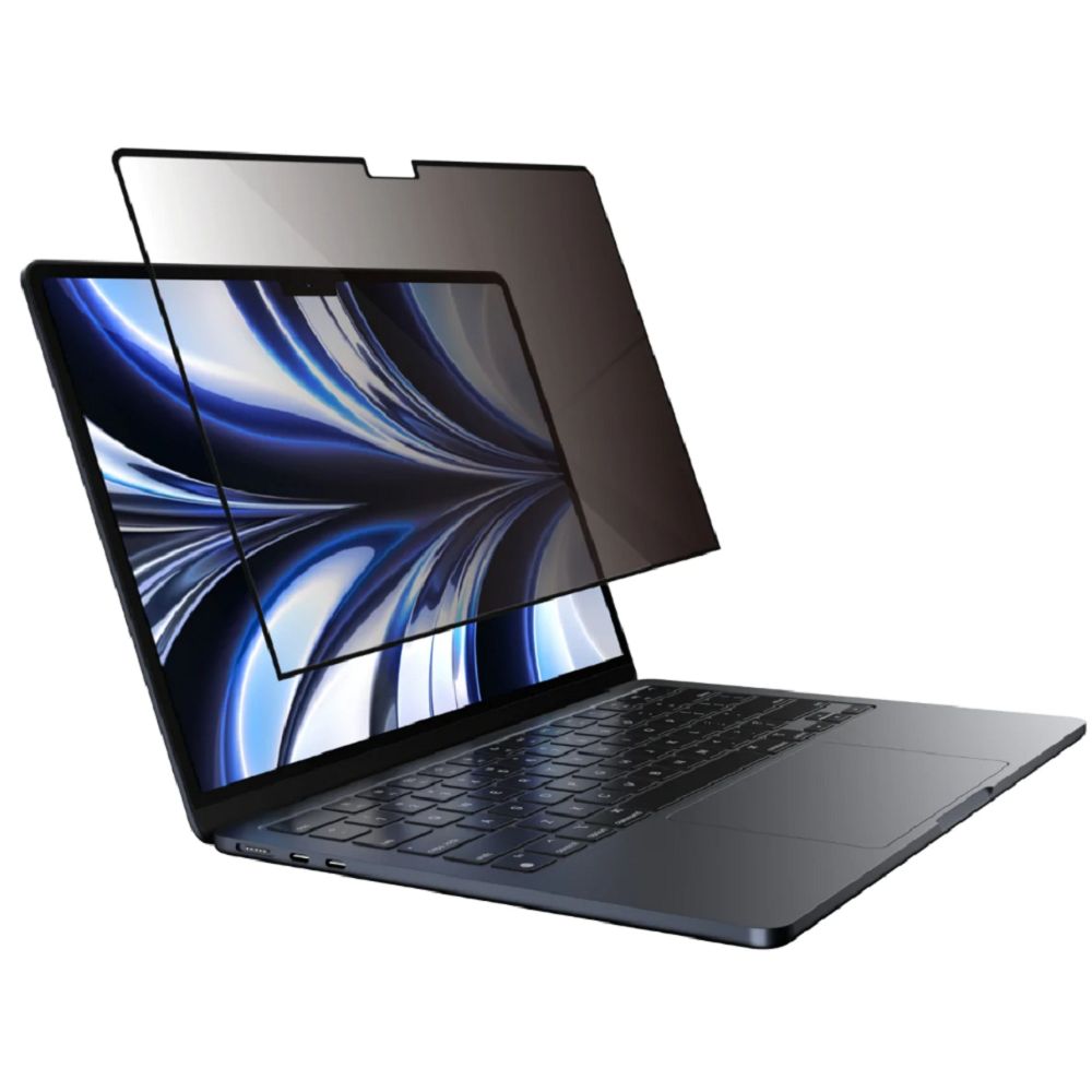 SwitchEasy Easy Protector Magnetic Privacy Screen Protector - Μαγνητική Μεμβράνη Προστασίας Απορρήτου Οθόνης Apple MacBook Air M3 / M2 13.6" 2024 / 2022 (SMB136057TR22)