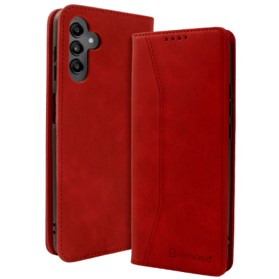 Bodycell Θήκη - Πορτοφόλι Samsung Galaxy A04s - Red (5206015017896)