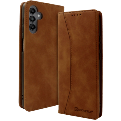Bodycell Θήκη - Πορτοφόλι Samsung Galaxy A04s - Brown (5206015017858)