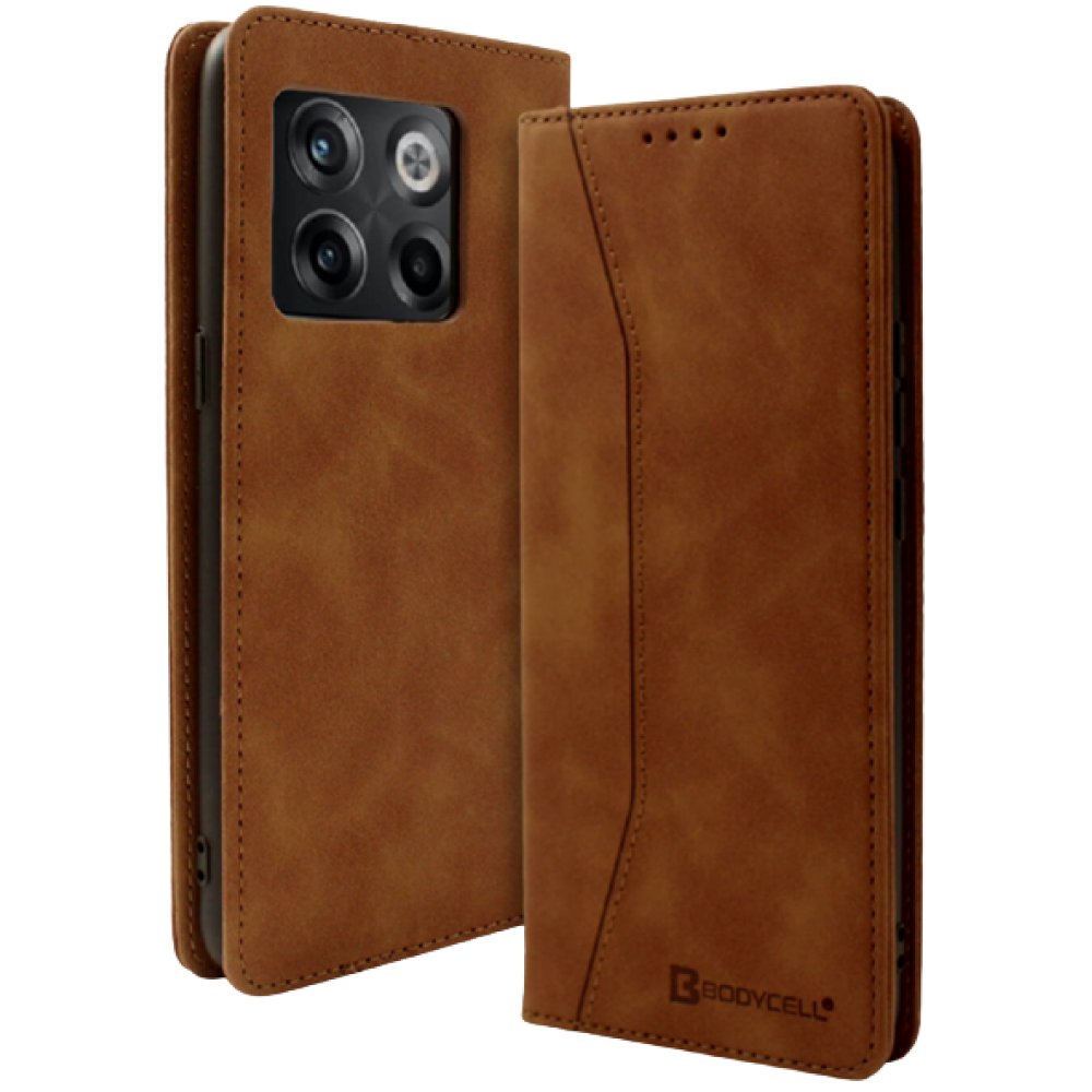Bodycell Θήκη - Πορτοφόλι OnePlus 10T - Brown (5206015016448)