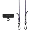 SwitchEasy MagEasy Strap & Strap Card - Αποσπώμενο Λουράκι Λαιμού για Θήκες Κινητών iPhone - Navy Blue (MPHIPH063NB22)