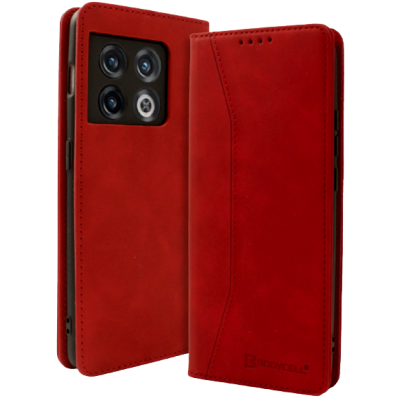 Bodycell Θήκη - Πορτοφόλι OnePlus 10 Pro - Red (5206015015946)