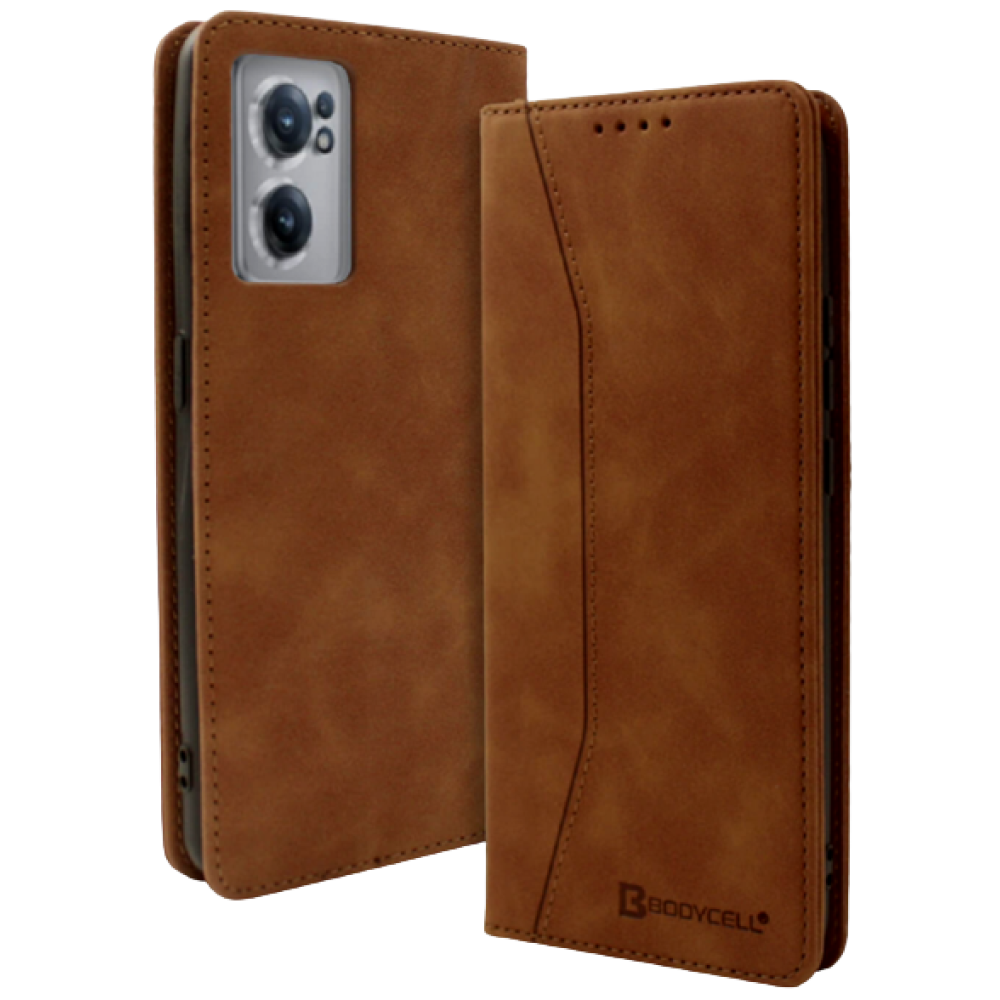 Bodycell Θήκη - Πορτοφόλι OnePlus Nord CE 2 5G - Brown  (5206015015649)