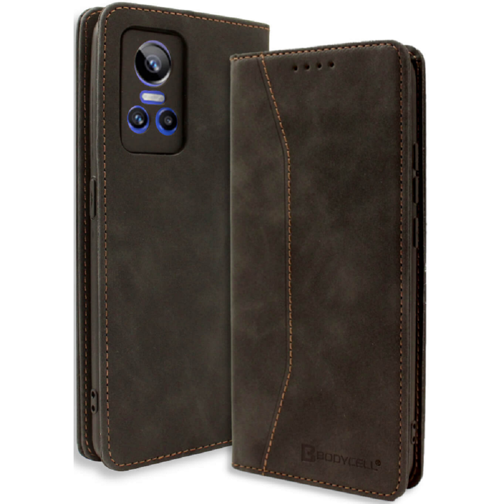 Bodycell Θήκη - Πορτοφόλι Realme GT Neo 3 - Black (5206015018855)