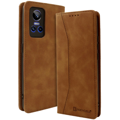 Bodycell Θήκη - Πορτοφόλι Realme GT Neo 3 - Brown (5206015018879)