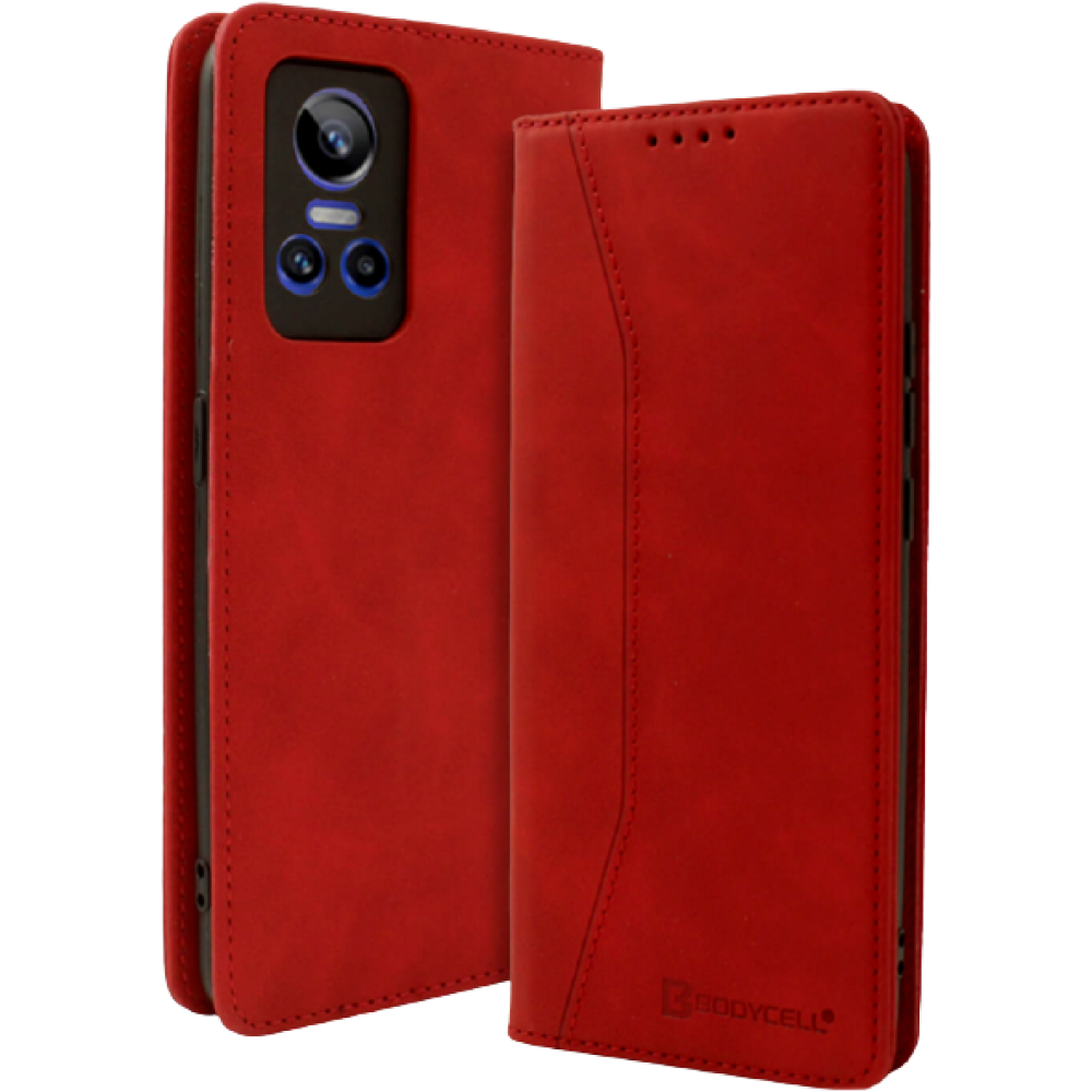Bodycell Θήκη - Πορτοφόλι Realme GT Neo 3 - Red (5206015018893)