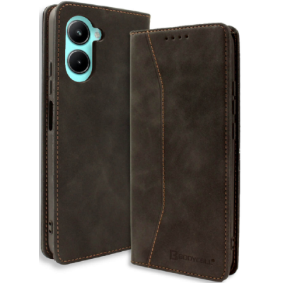 Bodycell Θήκη - Πορτοφόλι Realme C33 - Black (5206015016158)