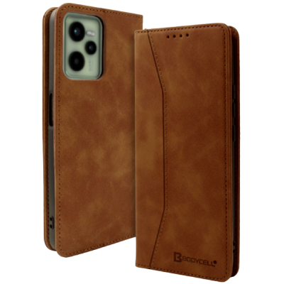 Bodycell Θήκη - Πορτοφόλι Realme C35 - Brown (5206015016257)