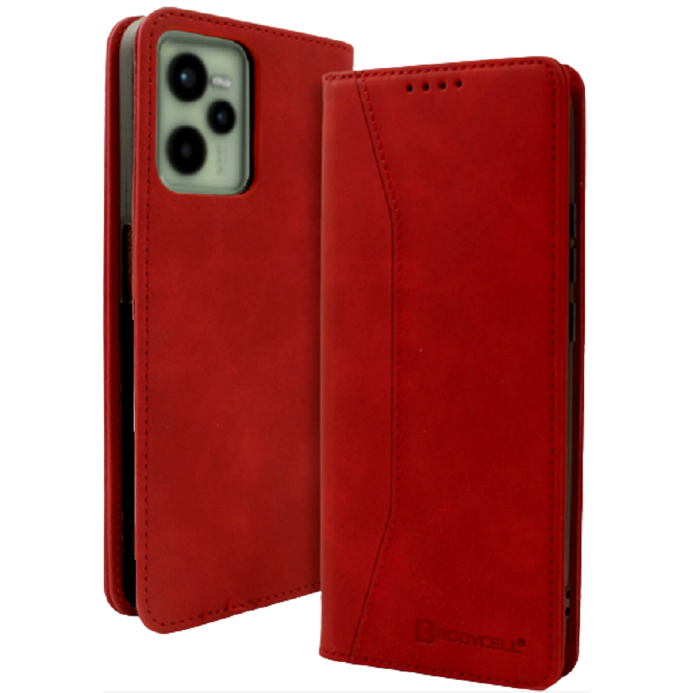 Bodycell Θήκη - Πορτοφόλι Realme C35 - Red (5206015017391)
