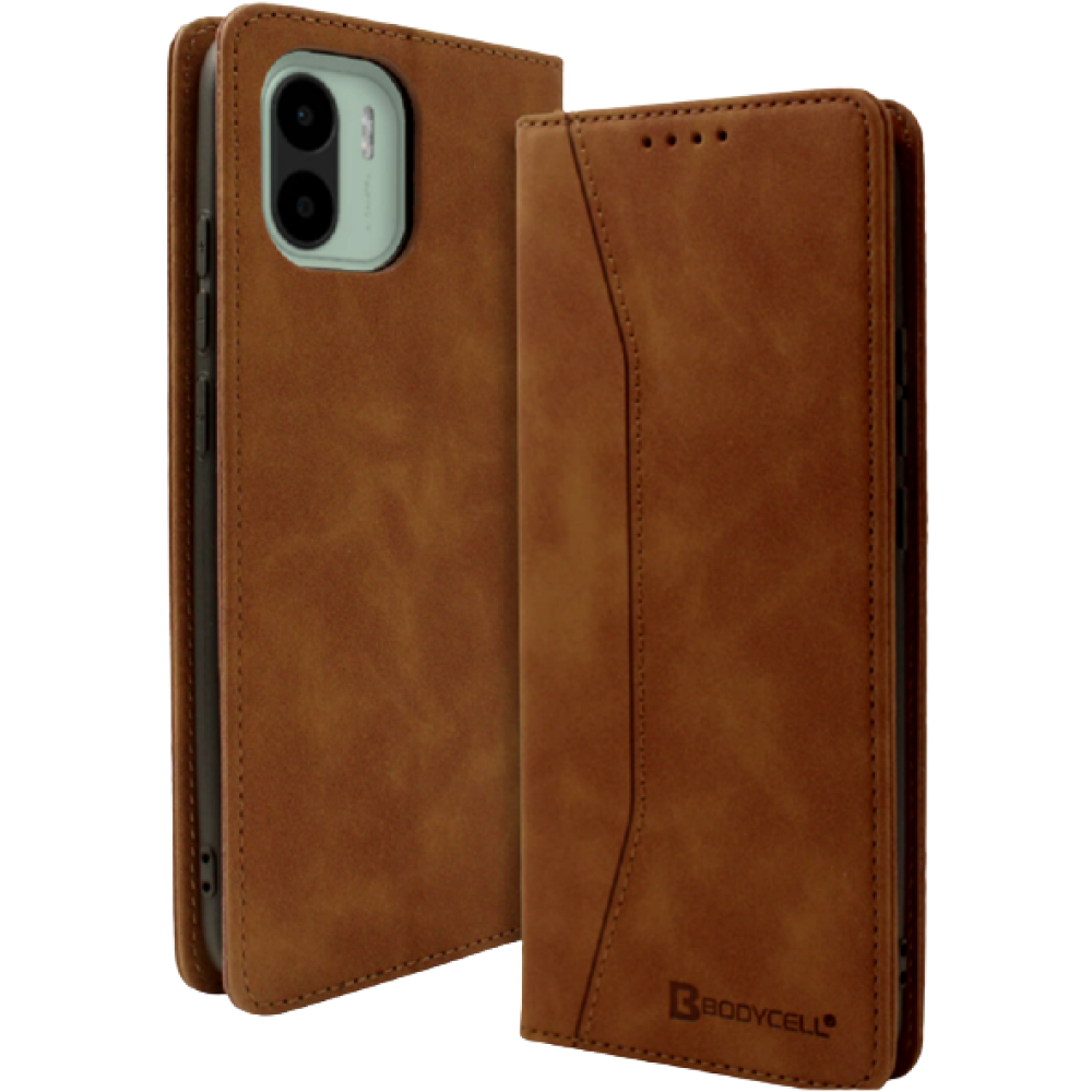 Bodycell Θήκη - Πορτοφόλι Xiaomi Redmi A1 - Brown (5206015018640)