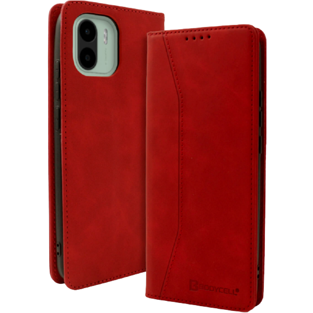 Bodycell Θήκη - Πορτοφόλι Xiaomi Redmi A1 - Red (5206015018657)