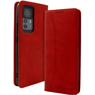 Bodycell Θήκη - Πορτοφόλι Xiaomi 12T / 12T Pro - Red (5206015017476)