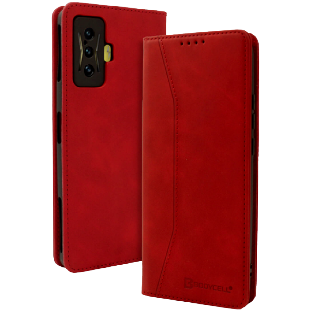 Bodycell Θήκη - Πορτοφόλι Xiaomi Poco F4 GT - Red (5206015004339)