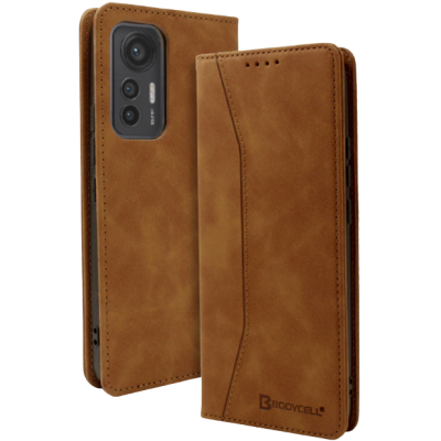 Bodycell Θήκη - Πορτοφόλι Xiaomi 12 Lite - Brown (5206015005046)