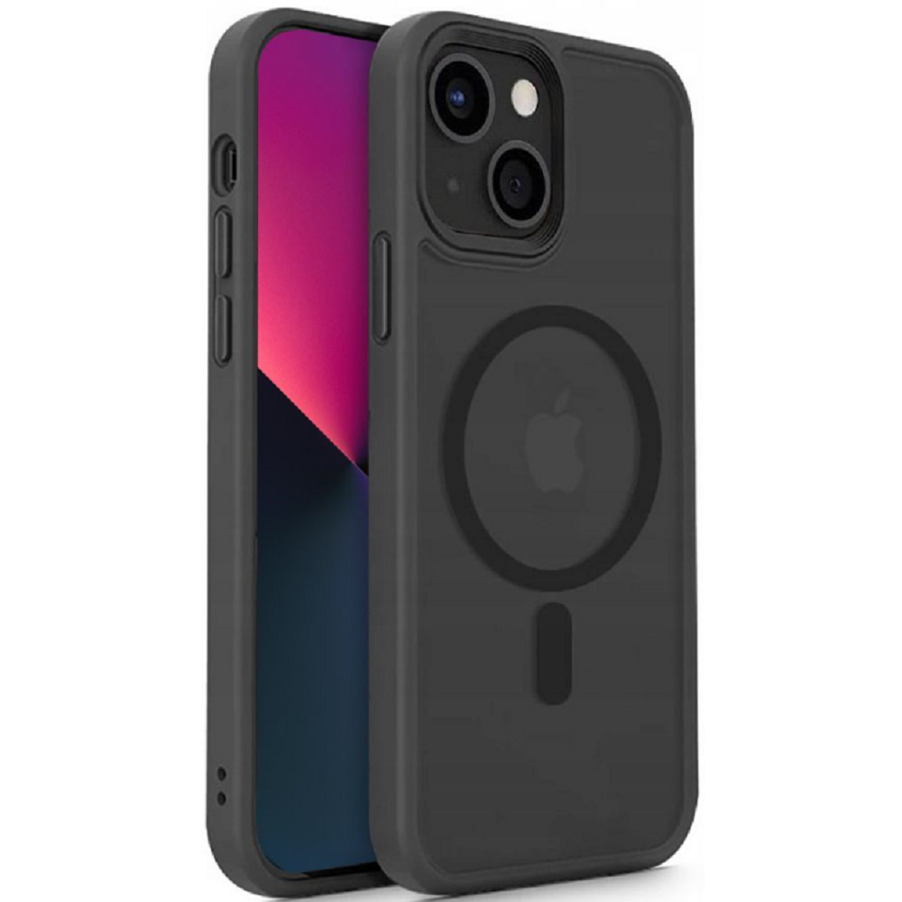 Tech-Protect MagMat - Σκληρή Θήκη MagSafe Apple iPhone 14 - Matte Black (9589046925450)