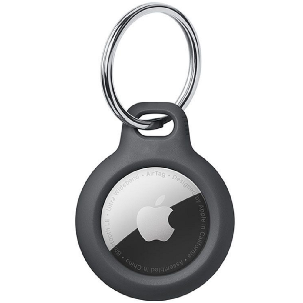 Tech-Protect Rough - Σκληρή Θήκη / Μπρελόκ Apple AirTag - Black (9589046926198)