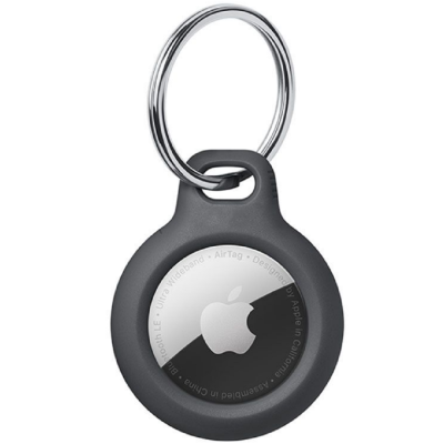 Tech-Protect Rough - Σκληρή Θήκη / Μπρελόκ Apple AirTag - Black (9589046926198)