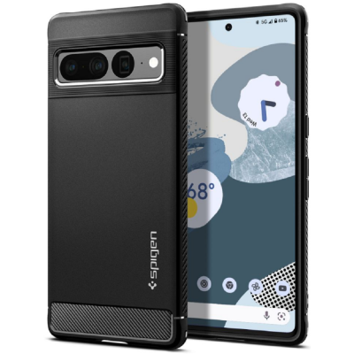 Spigen Θήκη Rugged Armor Google Pixel 7 Pro - Matte Black (ACS04725)