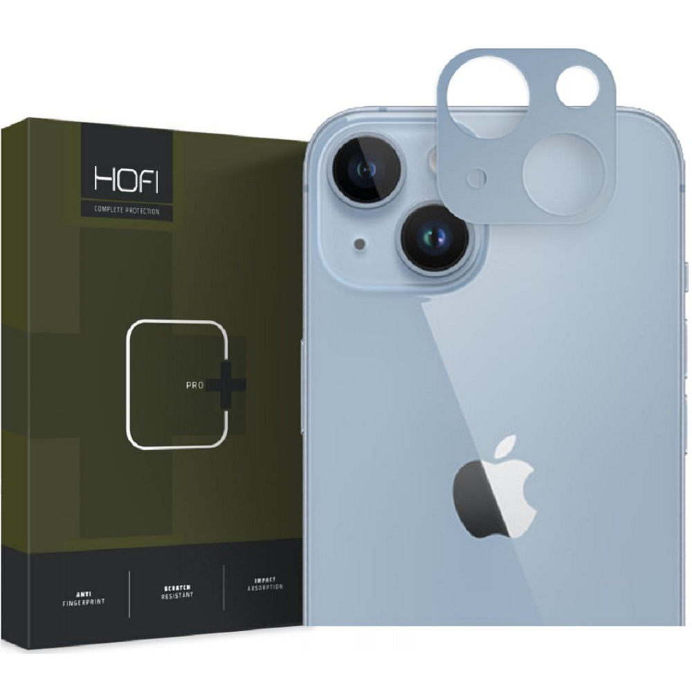 Hofi Alucam Pro+ Camera Cover - Μεταλλικό Προστατευτικό Κάλυμμα Κάμερας - Apple iPhone 14 / 14 Plus - Blue (9490713928448)