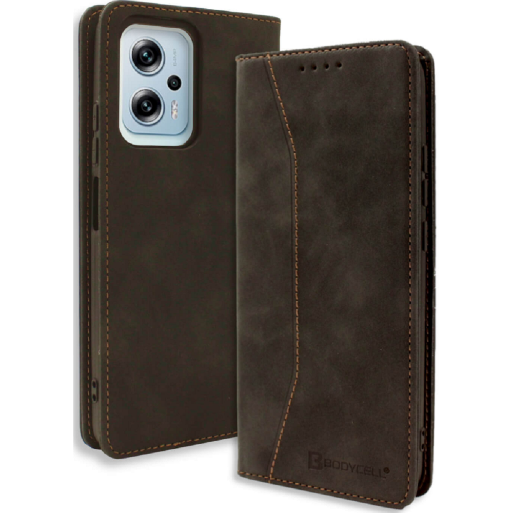 Bodycell Θήκη - Πορτοφόλι Xiaomi Poco X4 GT - Black (5206015004346)