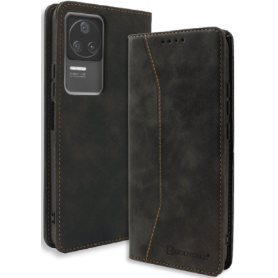 Bodycell Θήκη - Πορτοφόλι Xiaomi Poco F4 - Black (5206015000072)