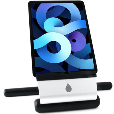 Rain Design iRest - Βάση Αλουμινίου για iPad / Tablet έως 13" με Υποστήριξη Μαξιλαριών - Black / Silver (891607000353)
