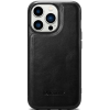 iCarer Oil Wax Leather Cover - Δερμάτινη Θήκη με TPU Bumper - Apple iPhone 14 Pro - Black (WMI14220718-BK)