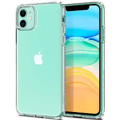 Spigen Liquid Crystal Θήκη Σιλικόνης Apple iPhone 11 - Crystal Clear (076CS27179)