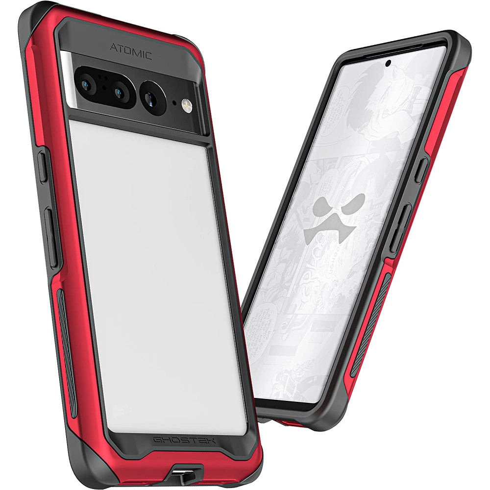 Ghostek Atomic Slim 4 - Ανθεκτική Θήκη Google Pixel 7 Pro - Red (GHOCAS3134)