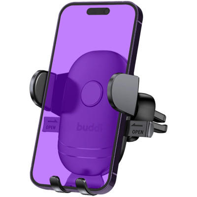Buddi Phone Mount for Car Air Vent - Universal Ρυθμιζόμενη Βάση Στήριξης Κινητών / Smartphone για Αεραγωγούς Αυτοκινήτου - Black - 5 Έτη Εγγύηση (8719246378645)