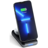 Satechi Duo Wireless Charger Power Stand - Βάση Ασύρματης Φόρτισης Qi 10W για Smartphone / Airpods & Galaxy Buds και PowerBank 10.000 mAh με 1 x Type-C 18W - Space Gray (ST-UCDWPBSM)