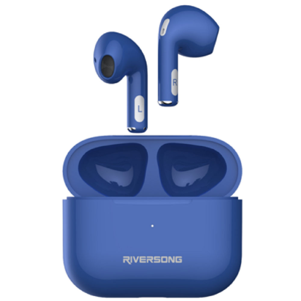 Riversong True Wireless Earbuds Air Mini Pro - Ασύρματα Ακουστικά Bluetooth Με Θήκη Φόρτισης - Blue (EA208BL)
