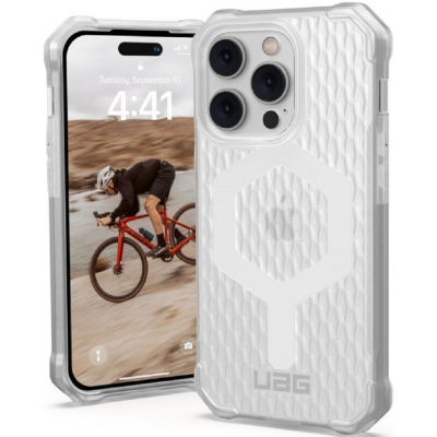 UAG Essential Armor Ανθεκτική MagSafe θήκη Σιλικόνης - Apple iPhone 14 Pro Max - Frosted Ice (114088110243)