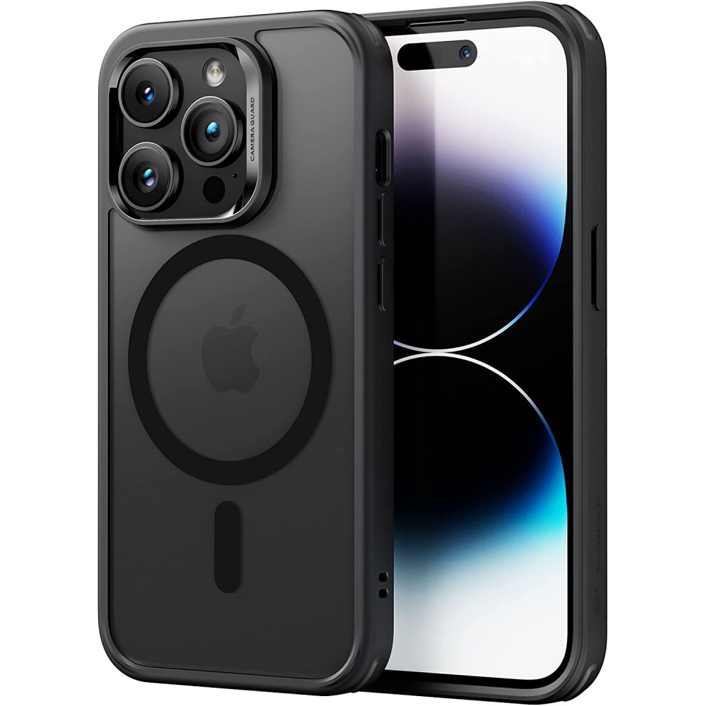 ESR Classic Hybrid HaloLock - Ανθεκτική MagSafe Θήκη Apple iPhone 14 Pro Max - Frosted Black (4894240175392)