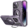ESR Classic Kickstand Hybrid HaloLock - Διάφανη Ανθεκτική MagSafe Θήκη Apple iPhone 14 Pro Max - Clear / Purple (4894240175651)