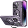 ESR Classic Kickstand Hybrid HaloLock - Διάφανη Ανθεκτική MagSafe Θήκη Apple iPhone 14 Pro - Clear / Purple (4894240175644)