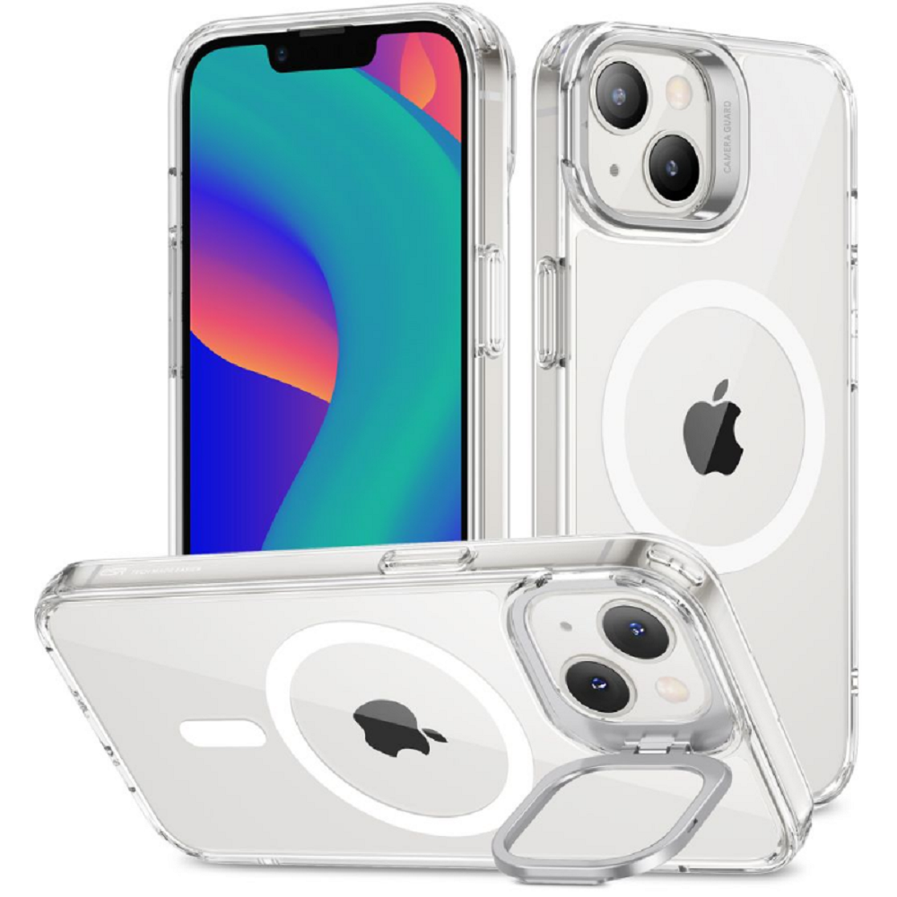 ESR Classic Kickstand Hybrid HaloLock - Διάφανη Ανθεκτική MagSafe Θήκη Apple iPhone 14 Plus - Clear (4894240161531)