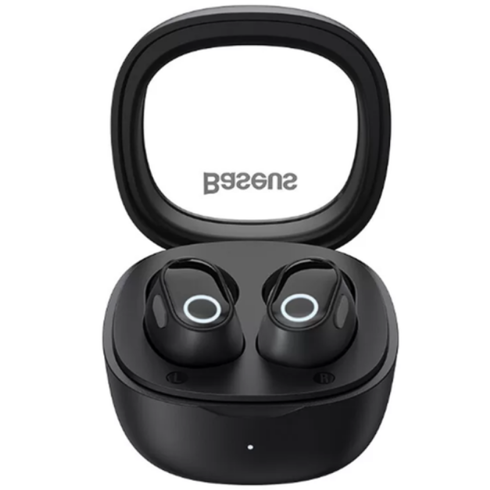 Baseus TWS Bowie WM02 - Ασύρματα Ακουστικά Bluetooth Με Θήκη Φόρτισης - Black (NGTW180101)