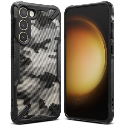 Ringke Fusion X Θήκη - Samsung Galaxy S23 - Camo Black (8809919300209)