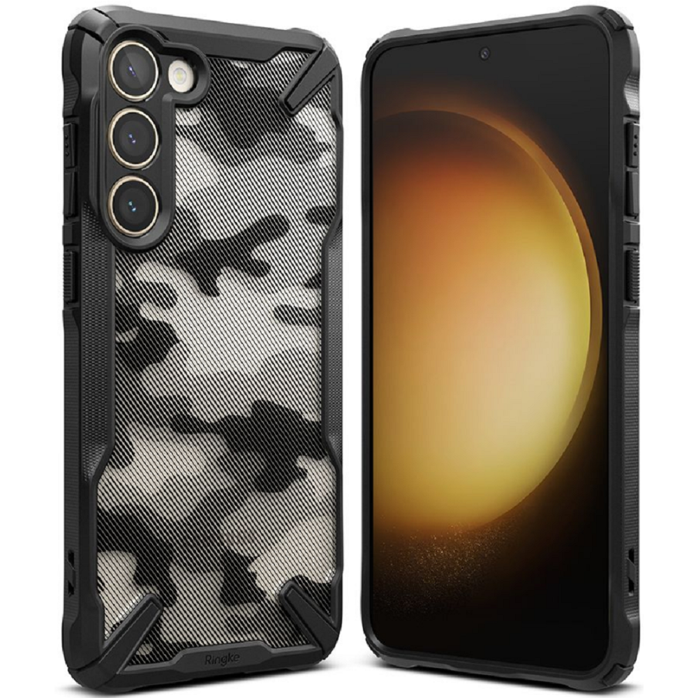 Ringke Fusion X Θήκη - Samsung Galaxy S23 Plus - Camo Black (8809919300285)