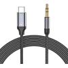 Tech-Protect Ultraboost Cable - Καλώδιο Type-C (Male) σε Καλώδιο Ήχου AUX Mini Jack 3.5mm (Male) - 100cm - Black (9490713929070)