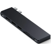 Satechi Type-C Pro Hub Slim Αντάπτορας για MacBook με 1 x USB4 / 1 x 4K HDMI / 1 x Type-C 10Gbps / 2 x USB-A 10Gbps / 1 x SD & MicroSD - Midnight (ST-HUCPHSD)