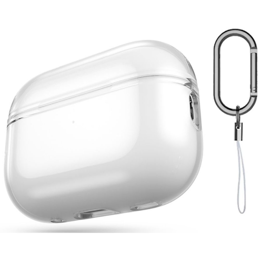 Tech-Protect FlexAir Θήκη Σιλικόνης - Apple AirPods Pro 2nd Gen - Clear (9490713927892)