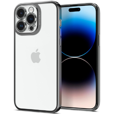 Spigen Θήκη Optik Crystal Apple iPhone 14 Pro Max - Chrome Grey (ACS04834)