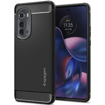 Spigen Θήκη Rugged Armor Motorola Edge 2022 - Matte Black (ACS05544)