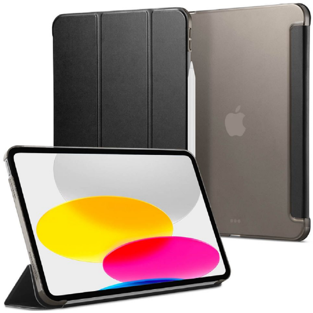 Spigen Θήκη Smart Fold Apple iPad (A16) 11th Gen. 2025 11" / 10th Gen. 2022 10.9" με Υποδοχή Apple Pencil - Black (ACS05309)