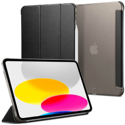 Spigen Θήκη Smart Fold Apple iPad (A16) 11th Gen. 2025 11" / 10th Gen. 2022 10.9" με Υποδοχή Apple Pencil - Black (ACS05309)